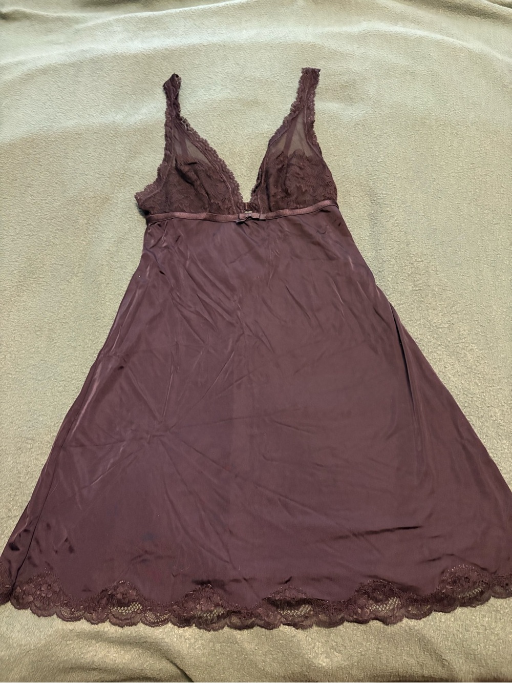 Victoria's Secret Very Sexy Black Lace-Trim Slip